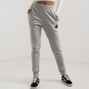 Women’s gray champion reverse weave sweats